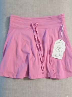 Pink Athletic Skort with Drawstring
